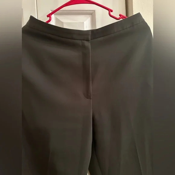 Sézane-Style High-Waisted Tailored Slim Trousers – Black, Size 4 - Picture 4 of 9